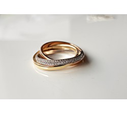 zamówienie ekskluzywny pierścionek z brylantami P. Rafał złoto 585 14K