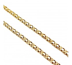 Łańcuszek splot królewski wykonany z złota 585 14K - zamówienie indywidualne